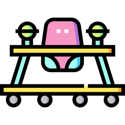 Baby walker icon