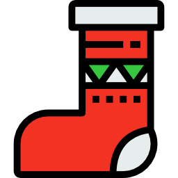 Christmas sock icon