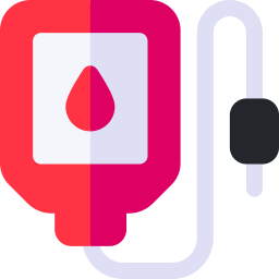 Blood bag icon