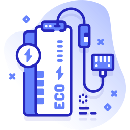 Eco battery icon