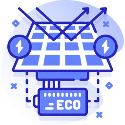 Solar panel icon