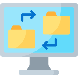 data overdracht icoon