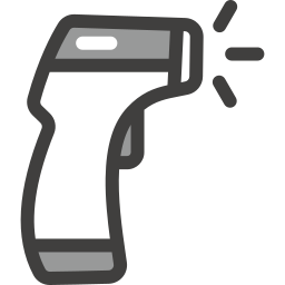 Thermometer gun icon