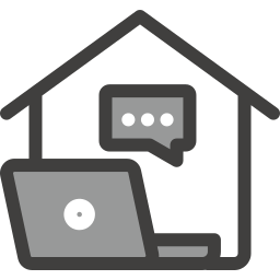 Work from home icon