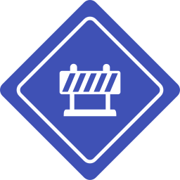 verkehrsbarriere icon