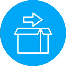 Delivery box icon