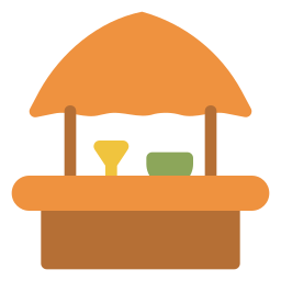 Beach bar icon