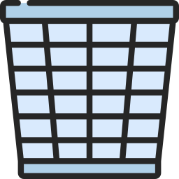 Trash can icon