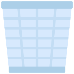 Trash can icon