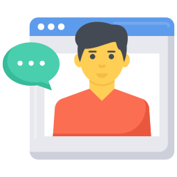 Web chat icon