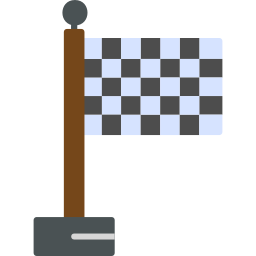 Finish flag icon