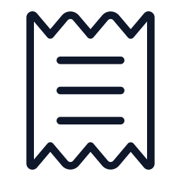 Receipt icon