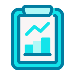 rapport graphique Icône