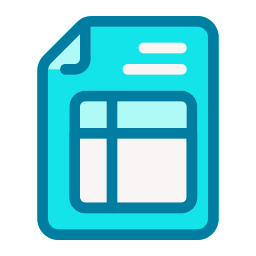 Financial report icon