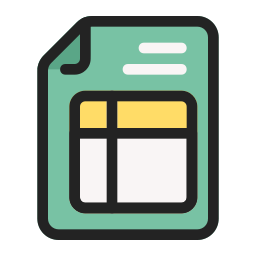 Financial report icon