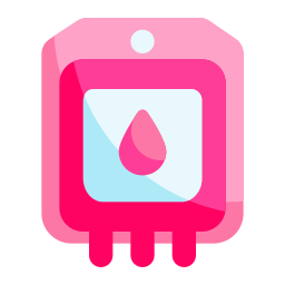 Blood bag icon