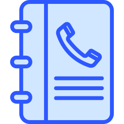 Phone book icon