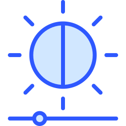 luminosità icona