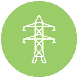 Electrical energy icon