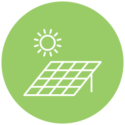 Solar power icon