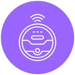 Robot vacuum icon