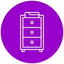 Filling cabinet icon