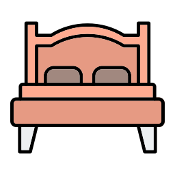 Double bed icon