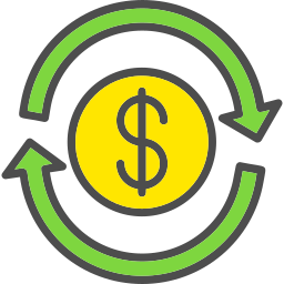 Money exchange icon