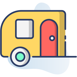 Camper van icon