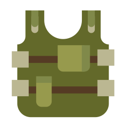 Bulletproof vest icon