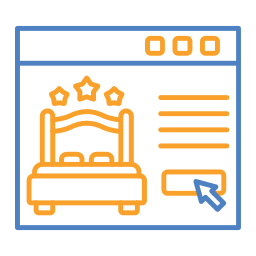 réservation en ligne Icône
