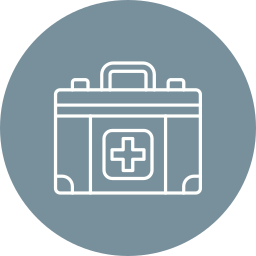 First aid kit icon