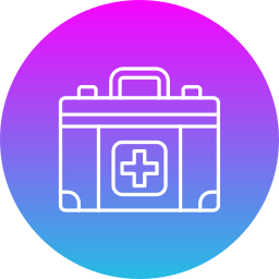 First aid kit icon