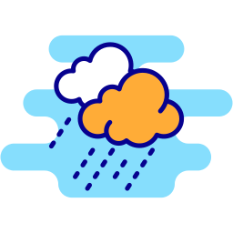 Heavy rain icon