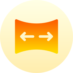 Two way stretch fabric icon