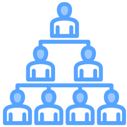 Organization structure icon