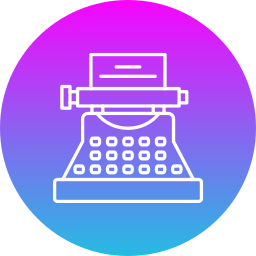 Typewriter icon