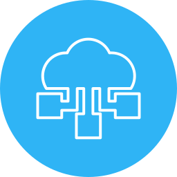 Cloud computing icon