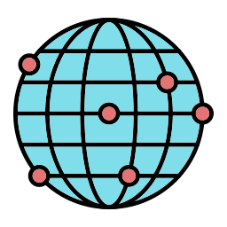 globe-netzwerk icon