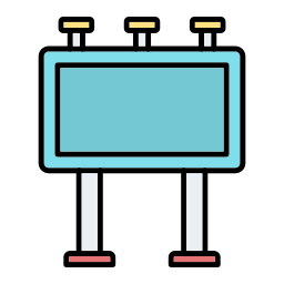 Рекламный щит иконка