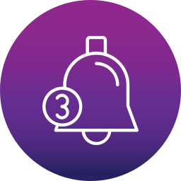 Notification bell icon