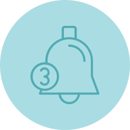 Notification bell icon