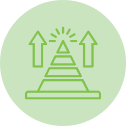 pyramidendiagramm icon