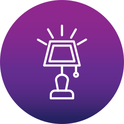 Table lamp icon