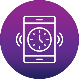 Phone alarm icon