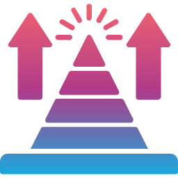 pyramidendiagramm icon