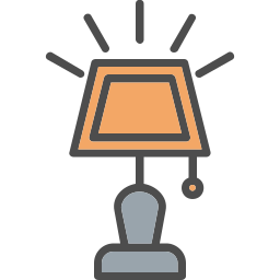 Table lamp icon