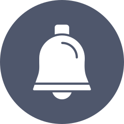 Notification bell icon