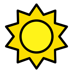 soleil Icône