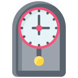 Vintage clock icon